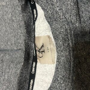 Grey calvin Klein sweat suit size small